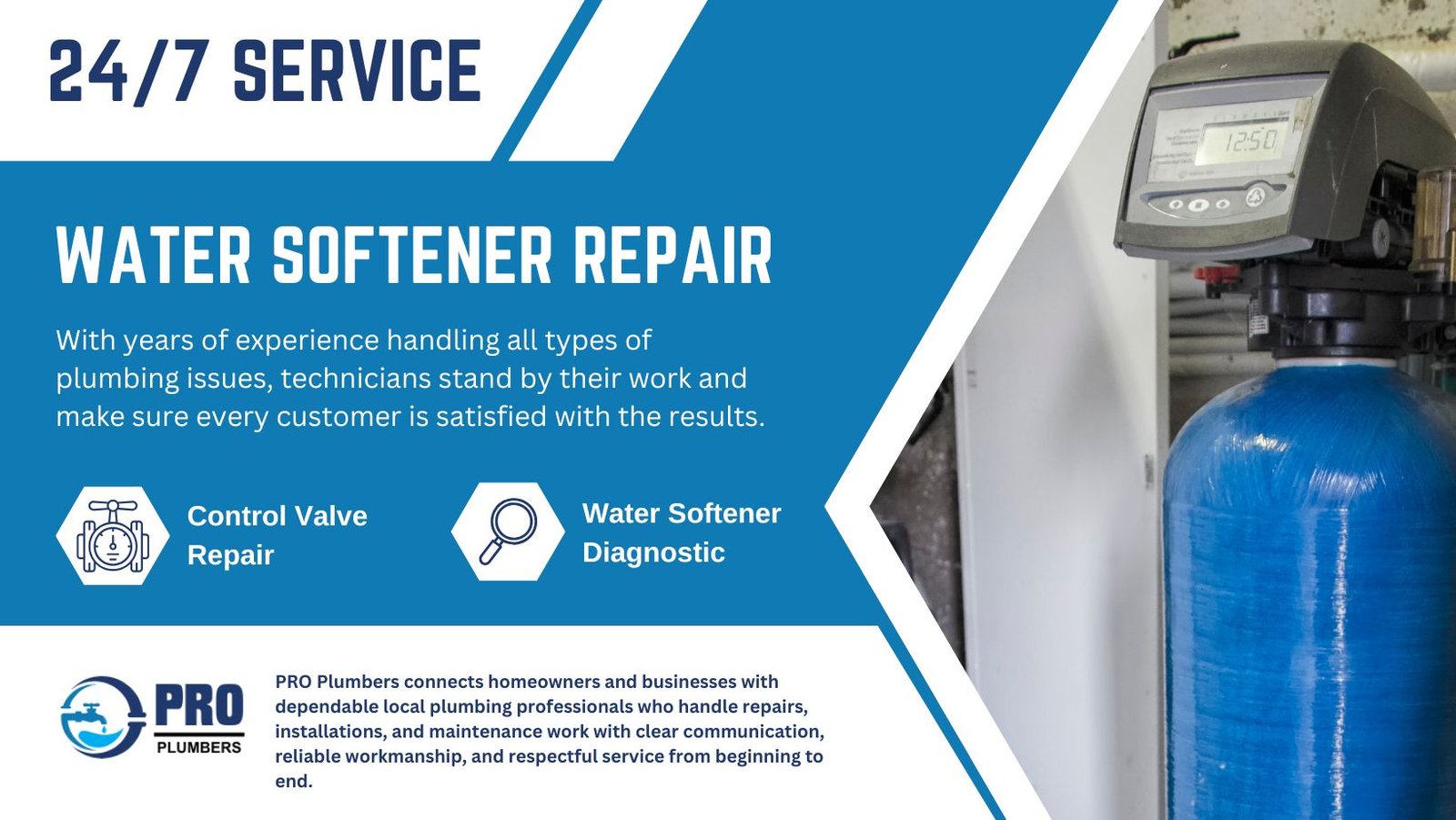 Water softener repair in Atascocita, TX